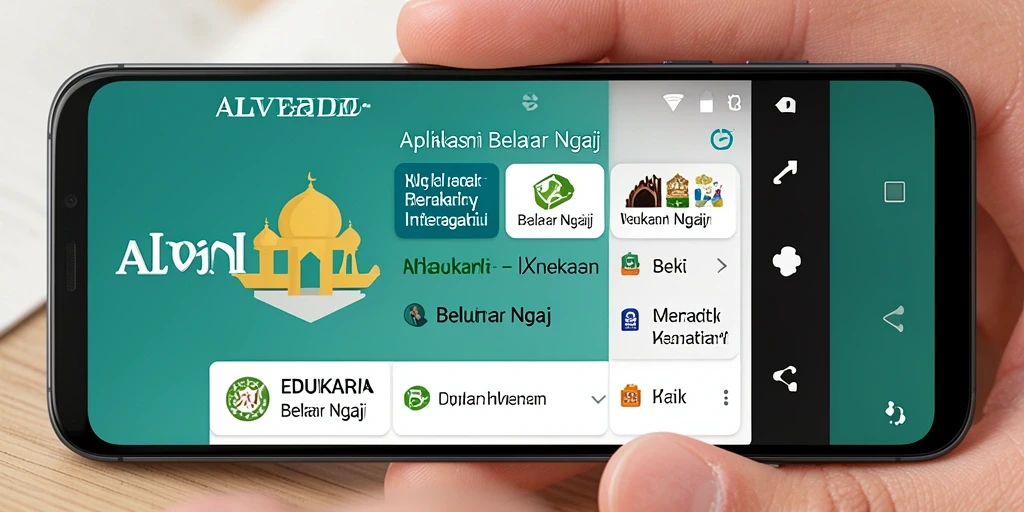 Antarmuka aplikasi ALVENDO yang user-friendly dan intuitif.
