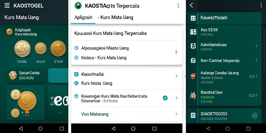 Tampilan antarmuka KAOSTOGEL yang informatif dan mudah digunakan.
