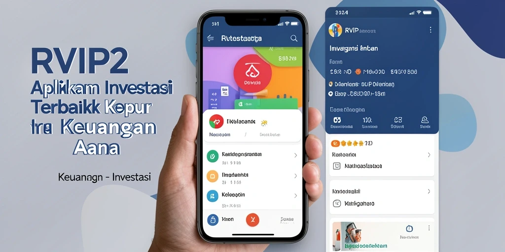 Tampilan antarmuka aplikasi RVIP2 yang user-friendly untuk investasi.