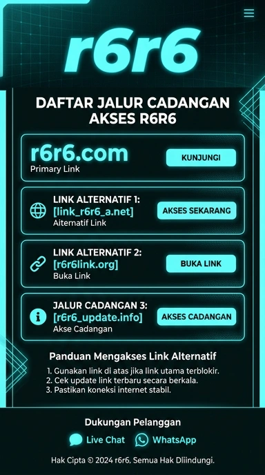 Link Alternatif r6r6 untuk Pengguna Android Indonesia