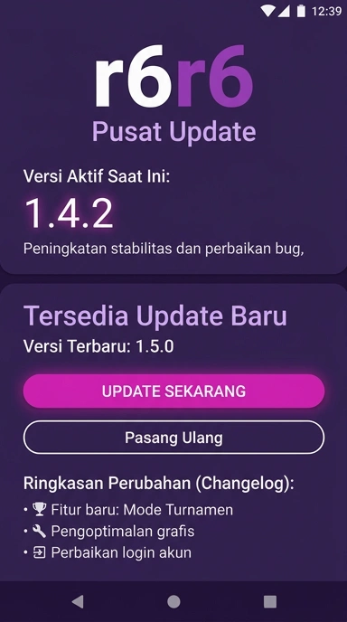 Riwayat Versi r6r6 untuk Pengguna Android